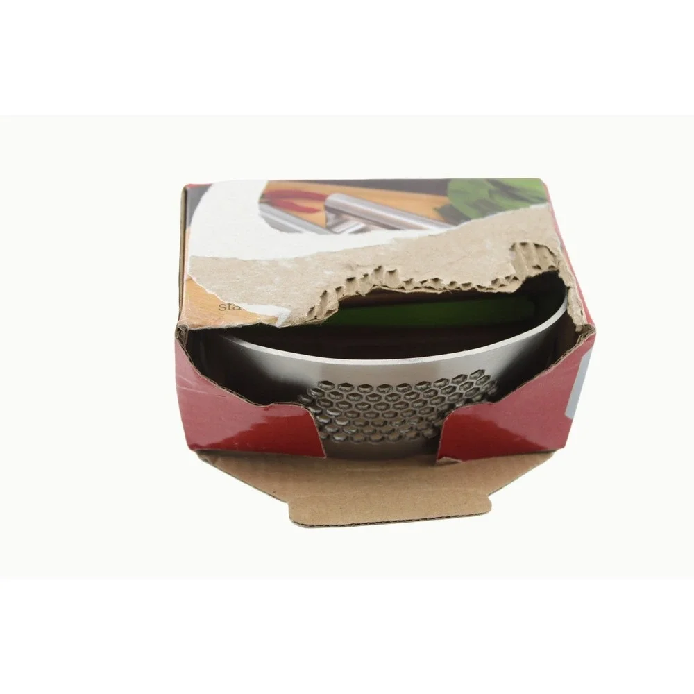 Stainless‎ Steel Garlic Press Rocker Manual Mincer Ginger Crusher